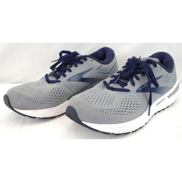 Brooks Beast 20 Sneakers | Sz 12, Blue/Grey,/Peacoat, 1103271D491 - Picture 2 of 8